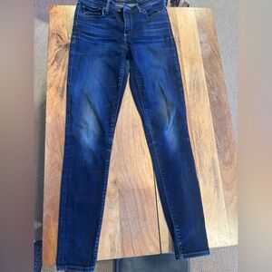 Women's Blue Denim Jeans Lucky Brand Ava Skinny Ankle size 2/26